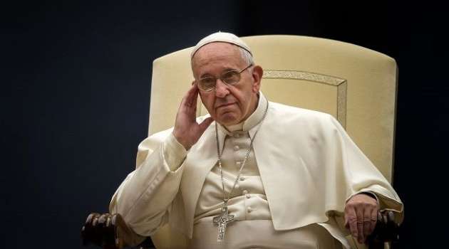Папа Франциск выразил обеспокоенность из-за ситуации на Донбассе