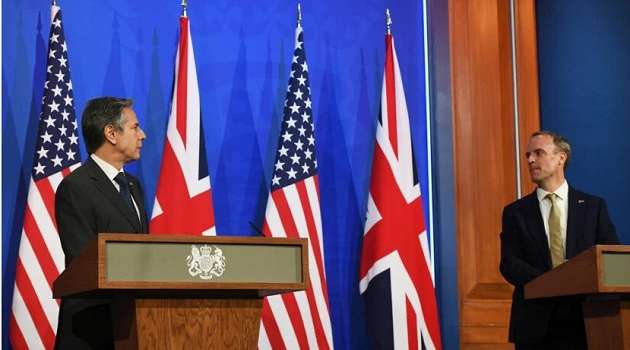США и Великобритания выступили с совместным заявлением по борьбе с российской агрессией США и Великобритания выступили с совместным заявлением по борьбе с российской агрессией