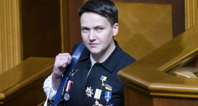 «Нужно было заполнить гривной»: Савченко назвала главную ошибку властей Украины в отношении Донбасса