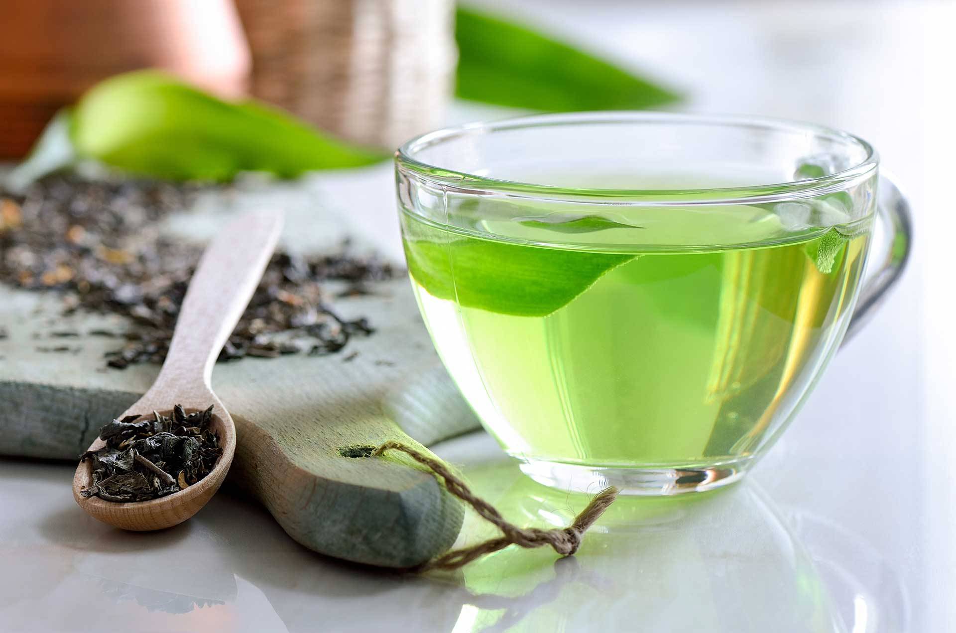 Зеленый чай для горла без диет