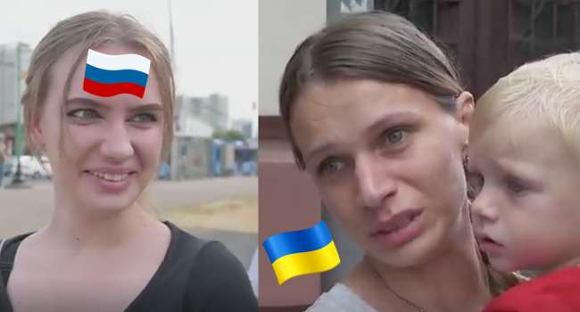 С улыбкой на лице москвичка рассказывает про зверства, которые творят российские оккупанты