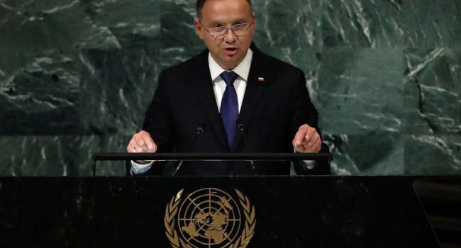 Анджей Дуда в ООН: «Война России против Украины - источник глобального пожара»