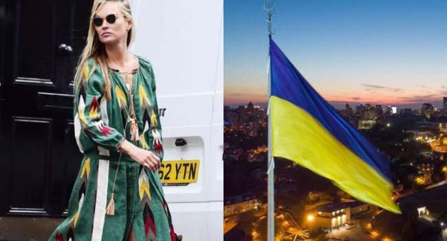 Супермодель Кейт Мосс прогулялась по улицам Лондона в платье от украинского дизайнера за $2000