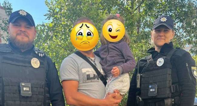В Киеве отцу пришлось вызывать полицию, чтобы разыскать свою 4-летнюю дочь, с которой он играл в прятки