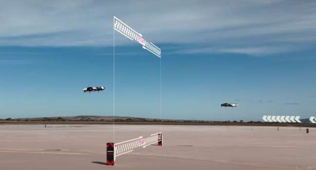 Первая в мире гонка на летающих электромобилей произошла в Австралии (видео)
